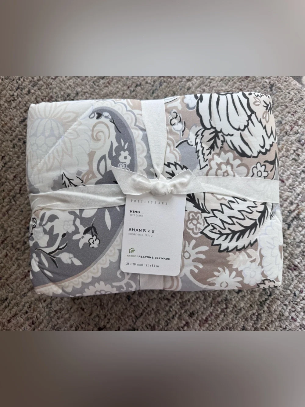 Pottery Barn Celeste King Shams - Set of 2